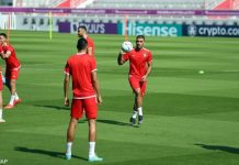بالصور: تداريب المنتخب المغربي استعدادا لمباراة كرواتيا