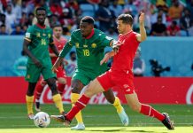 منتخب الكاميرون يبدأ المونديال بتعثر أمام سويسرا