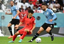 مباراة الأوروغواي وكوريا الجنوبية تنتهي على إيقاع البياض