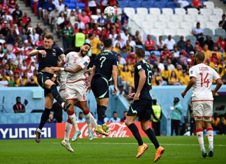 المنتخب التونسي ينهزم أمام نظيره الأسترالي