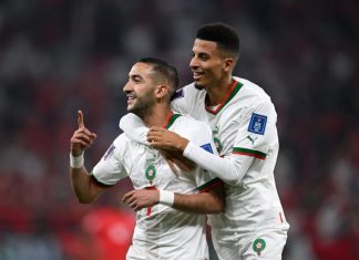 المنتخب المغربي ينهي الشوط الأول متقدما على كندا