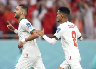 المنتخب المغربي يتأهل لثمن نهائي كأس العالم لثاني مرة في تاريخه