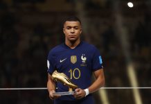 كيليان مبابي يتوج بالحذاء الذهبي في مونديال قطر 2022