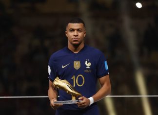كيليان مبابي يتوج بالحذاء الذهبي في مونديال قطر 2022