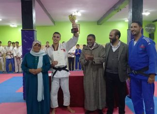 بالصور.. في أجواء احتفالية ..نادي الأسد الرياضي يحتفل بأبطاله المتوجين في البطولة العربية للجيدو بمراكش