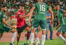 أولمبيك آسفي يفوز على الرجاء الرياضي بثلاثة أهداف لهدف