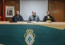 رئيس جامعة كرة السلة يجتمع بمناديب المباريات