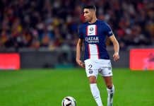 باريس سان جيرمان يفتقد خدمات حكيمي أمام ليل