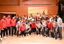 فوزي لقجع في زيارة تحفيزية للوداد قبل مواجهة الهلال السعودي