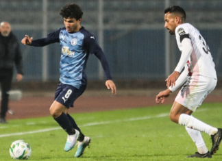 الجيش الملكي يتعادل أمام بيراميدز المصري