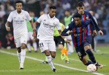 برشلونة يحسم ذهاب نصف نهائي كأس الملك أمام ريال مدريد لصالحه