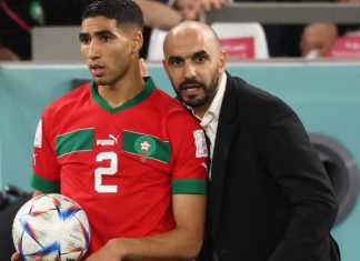 الركراكي: حكيمي واثق من نفسه ومطمئن