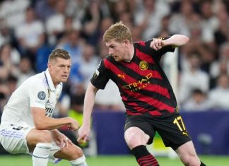 التعادل يحسم مواجهة الريال والسيتي في ذهاب نصف نهائي دوري الأبطال