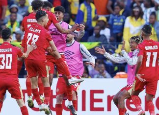 خمسة لاعبين من الوداد ضمن التشكيلة المثالية في عصبة أبطال إفريقيا