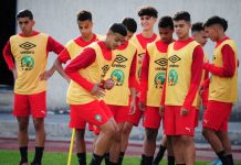المنتخب الوطني لأقل من 17 سنة يجري آخر حصة تدريبية قبل مواجهة الجزائر