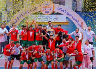 منتخب “الفوتسال” يتوج بلقب كأس العرب للمرة الثالثة تواليا