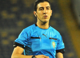 هشام التمسماني حكما لمباراة اتحاد طنجة والجيش الملكي