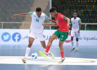 المنتخب الوطني لكرة القدم داخل القاعة يفوز على جزر القمر بخمسة أهداف