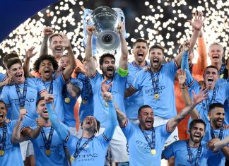 مانشستر سيتي يتوج بلقب دوري أبطال أوروبا للمرة الأولى في تاريخه