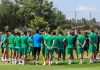 آخر حصة تدريبية للمنتخب الوطني قبل لقاء الرأس الأخضر