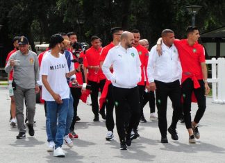 بالصور …الركراكي وأسود الأطلس في ضيافة “التبوريدة”