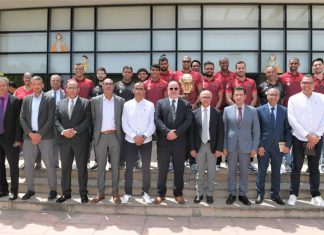 بالصور ..السيد وزير التربية الوطنية والتعليم الأولي والرياضة يستقبل المنتخب الوطني المغربي لكرة السلة للاعبين المحليين الفائزين ببطولة إفريقيا “أفروكان 2023”