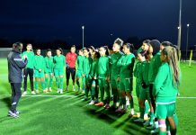 آخر حصة تدريبية للمنتخب الوطني النسوي استعدادا لمواجهة كولومبيا