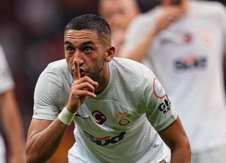 حكيم زياش يسجل أول أهدافه مع غلطة سراي