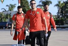 استقبال كبير لبعثة المنتخب المغربي بأبيدجان