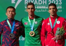المغرب ينتزع ميدالية ذهبية وميدالية فضية وثلاث ميداليات نحاسية خلال منافسات الألعاب القتالية العالمية الرياض 2023