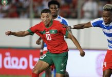 المنتخب الوطني يمطر شباك ليبيريا بثلاثية نظيفة