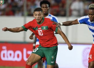 المنتخب الوطني يمطر شباك ليبيريا بثلاثية نظيفة