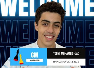 Le jeune prodige Mohamed Jad Toumi représente le Maroc au championnat du monde Junior des échecs