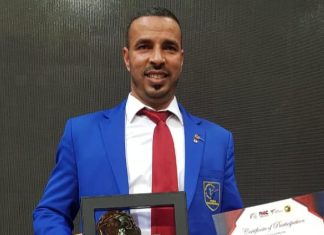 منير الوردي ممثل التحكيم المغربي بالدوري الدولي المفتوح للتايكوندو بالدوحة