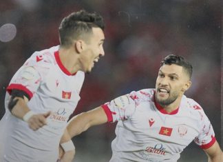 الوداد يفوز بهدفين لهدف على ماميلودي صن داونز