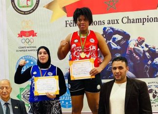 تتويج جمعية الساحل المهدية للرتبة الأولى للذكور وجمعية دلتا إنرجيك البيضاء للرتبة الأولى للإناث خلال بطولة النخبة للمواي طاي بمدينة الرباط