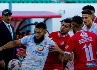 حسنية أكادير والوداد الرياضي يقتسمان نقاط المباراة
