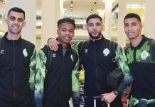 بعثة الرجاء الرياضي تصل إلى الإمارات للمشاركة في دوري “التحدي”