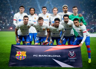 برشلونة ينتصر على أوساسونا و يضرب موعدا مع غريمه في نهائي كأس السوبر الإسباني