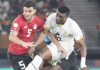 المنتخب المصري ينجو من الهزيمة أمام غانا