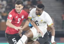 المنتخب المصري ينجو من الهزيمة أمام غانا