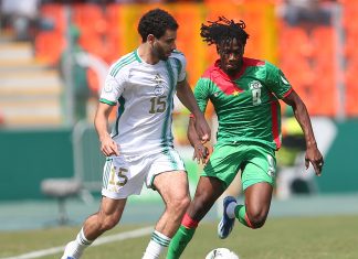 المنتخب الجزائري يدرك التعادل أمام بوركينا فاسو في الوقت القاتل