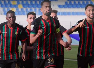 الجيش الملكي يقسو على مولودية وجدة وينفرد بصدارة الدوري الاحترافي