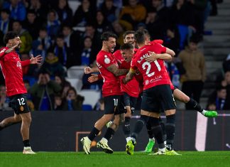 ريال مايوركا يبلغ نهائي كأس ملك إسبانيا بعد فوزه على ريال سوسيداد