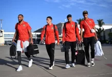 بعثة المنتخب المغربي تحط الرحال بالمغرب