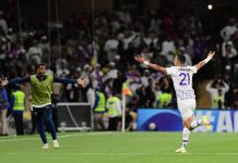 رحيمي يقود العين إلى هزم النصر السعودي في دوري أبطال آسيا