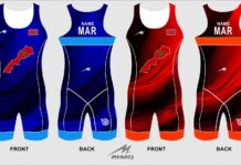 جامعة المصارعة تعتمد خارطة المغرب كاملة في قميص المنتخب الرسمي