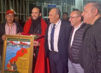 بعثة نهضة بركان تصل إلى أرض الوطن